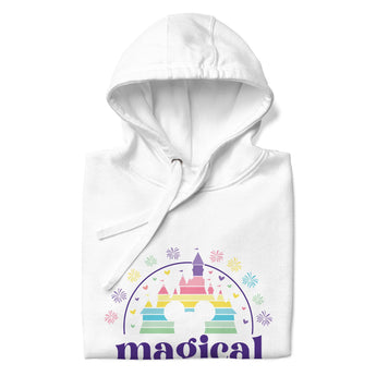 Magical Castle With Fireworks - Hoodie - Park Shirts Store