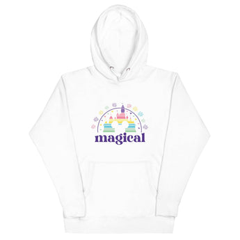 Magical Castle With Fireworks - Hoodie - Park Shirts Store