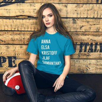 Anna, Elsa, Kristoff, Olaf, Samantha? - Park Shirts Store