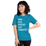 Anna, Elsa, Kristoff, Olaf, Samantha? - Park Shirts Store