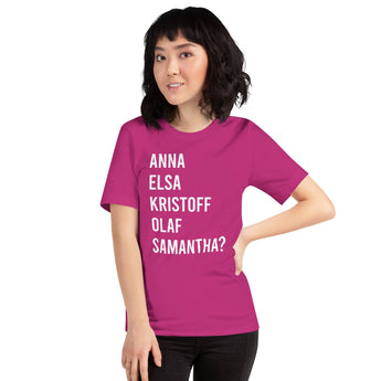Anna, Elsa, Kristoff, Olaf, Samantha? - Park Shirts Store