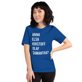 Anna, Elsa, Kristoff, Olaf, Samantha? - Park Shirts Store