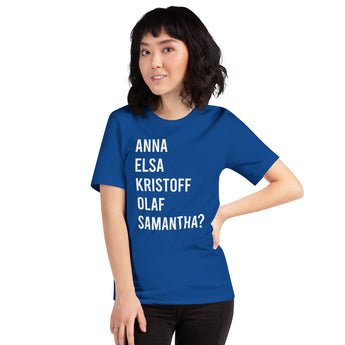 Anna, Elsa, Kristoff, Olaf, Samantha? - Park Shirts Store