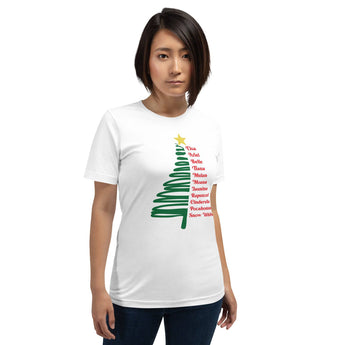 Princess Names Christmas Tree - Park Shirts Store