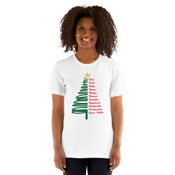 Princess Names Christmas Tree - Park Shirts Store
