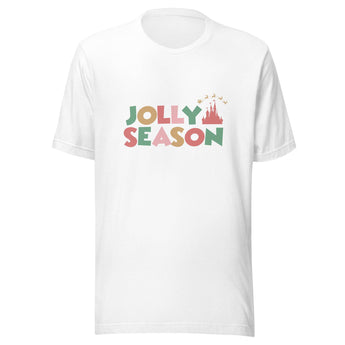 Jolly Season With Pink Disney Castle - Park Shirts Store