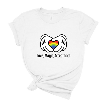 white-Shirt-Mockups-front-Love-Magic-Acceptance-Disney-t-shirt