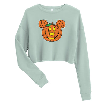 Mickey Pumpkin - Crop Sweatshirt - Park Shirts Store