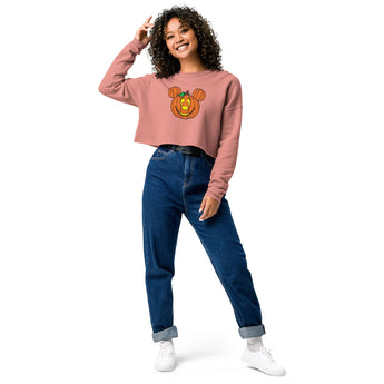 Mickey Pumpkin - Crop Sweatshirt - Park Shirts Store