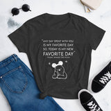 Winnie The Pooh Favorite Day Women's Fit - Park Shirts Store