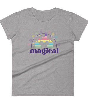 Magical Castle Purple Text Women's Fit - Park Shirts Store