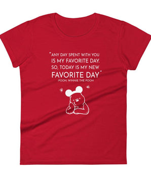 Winnie The Pooh Favorite Day Women's Fit t-shirt - Park Shirts Store