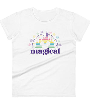 Magical Castle Purple Text Women's Fit - Park Shirts Store