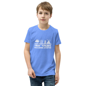 1 Day 4 Parks Challenge - White - Park Shirts Store