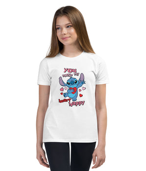 Stitch, You Make My Heart Happy - Park Shirts Store