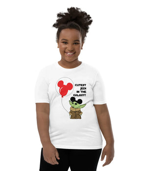 Cutest Jedi In The Galaxy Grogu Disney kids t-shirt -Disney Park Shirts- Park Shirts Store